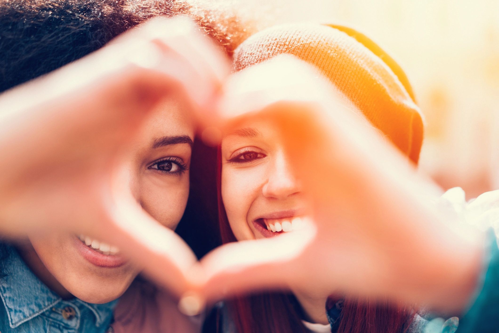 Hands forming a heart symbol